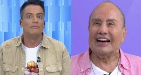 SBT tem bastidor tenso após barraco ao vivo entre esposa de Stenio Garcia e Leo Dias