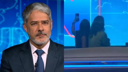 Desvendada a famosa que fez selfie no Jornal Nacional e deu o que falar