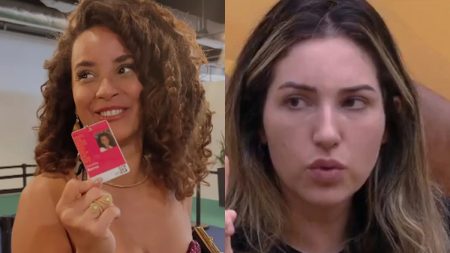 Vídeo flagra atitude de Amanda Meirelles com Domitila na Globo e web aponta desdém