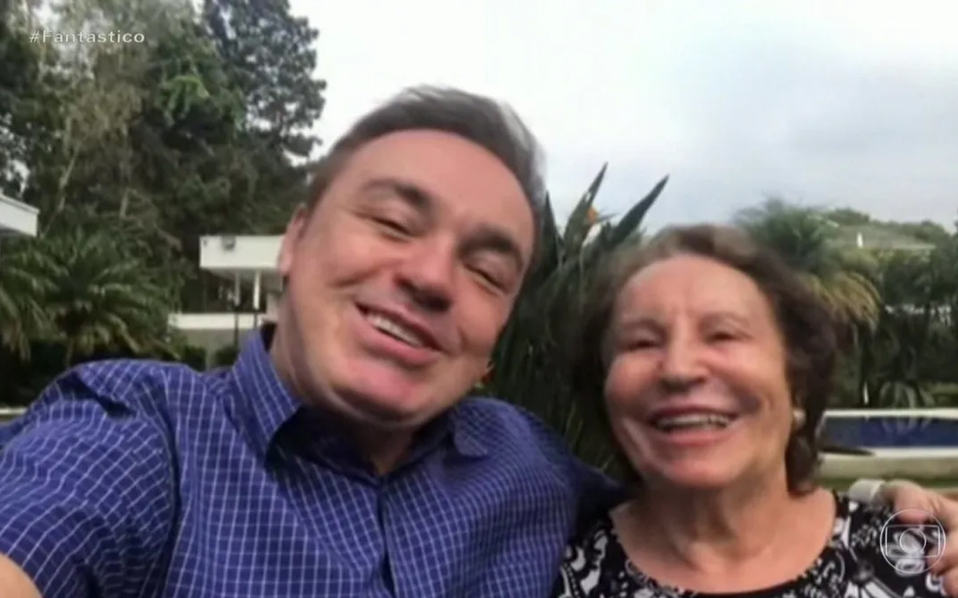 Gugu Liberato e dona Maria do Céu