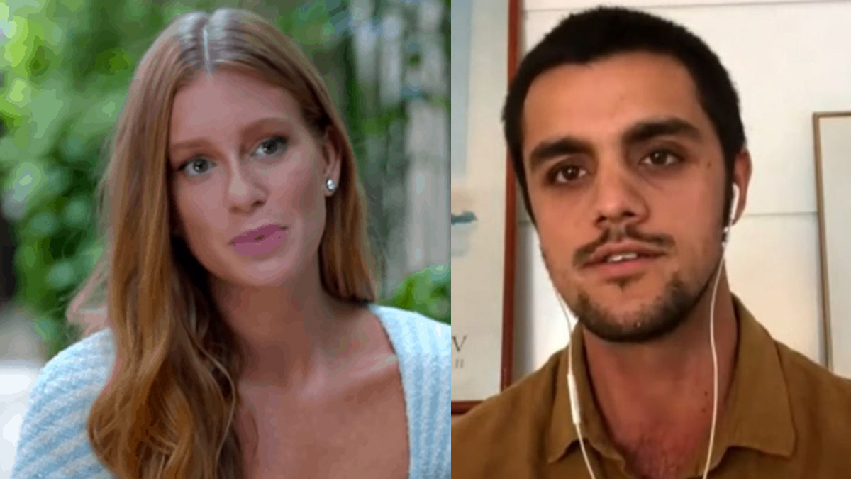 Marina Ruy Barbosa e Felipe Simas são flagrados nos bastidores de Fuzuê