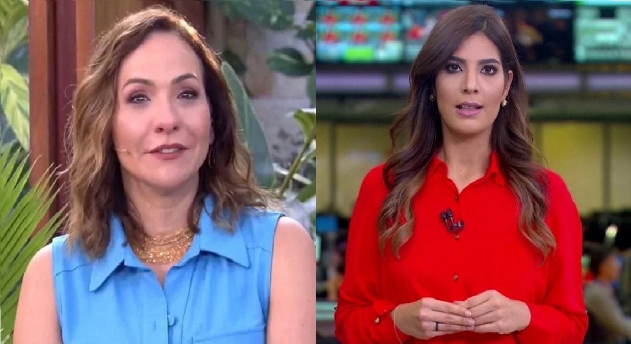 Maria Beltrão surpreende com atitude com Andreia Sadi pela 1ª vez na Globo