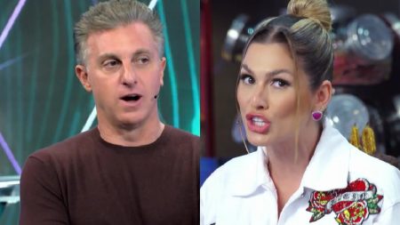 Lívia Andrade choca com pergunta e Luciano Huck surpreende ao citar Fofocalizando