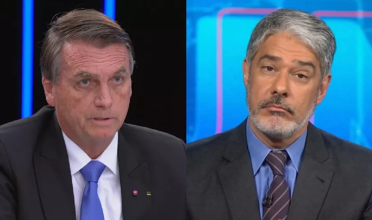 William Bonner interrompe JN e dá notícia de última hora sobre Bolsonaro na Globo