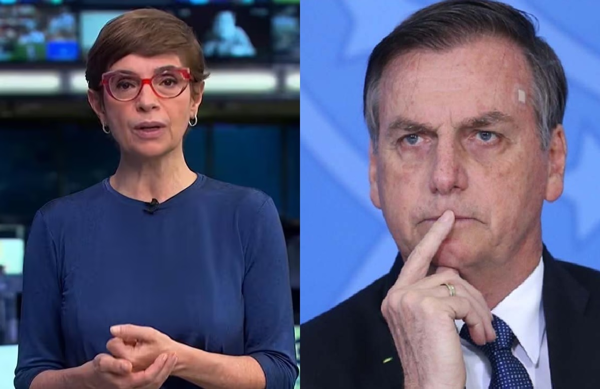 Notícia sobre Bolsonaro faz Renata Lo Prete quebrar procotolo no Jornal da Globo