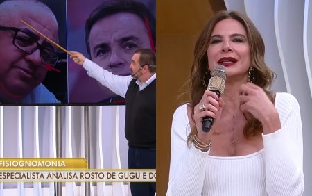 Ao vivo, Luciana Gimenez chama especialista para analisar rosto de suposto filho de Gugu