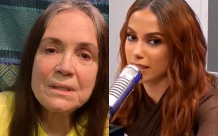 Desesperada, Regina Duarte ataca Anitta, Felipe Neto e Ivete Sangalo