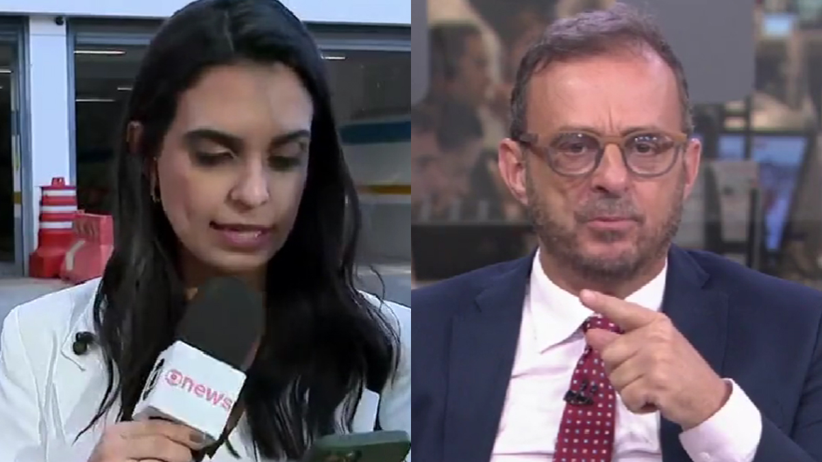 Repórter da GloboNews surge “lutando” ao vivo e vira alvo de Octávio Guedes