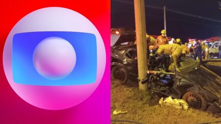 Atriz da Globo sofre acidente de carro grave durante gravação de filme