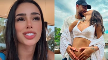 Bruna Biancardi anuncia quem vai ser madrinha de sua filha com Neymar