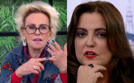 Record mostra Ana Maria Braga dando sermão em Fabíola Reipert e reação de Reinaldo Gottino