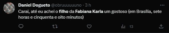 Filho Fabiana Karla