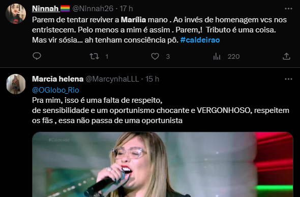 Cover de Marília Mendonça no Caldeirão