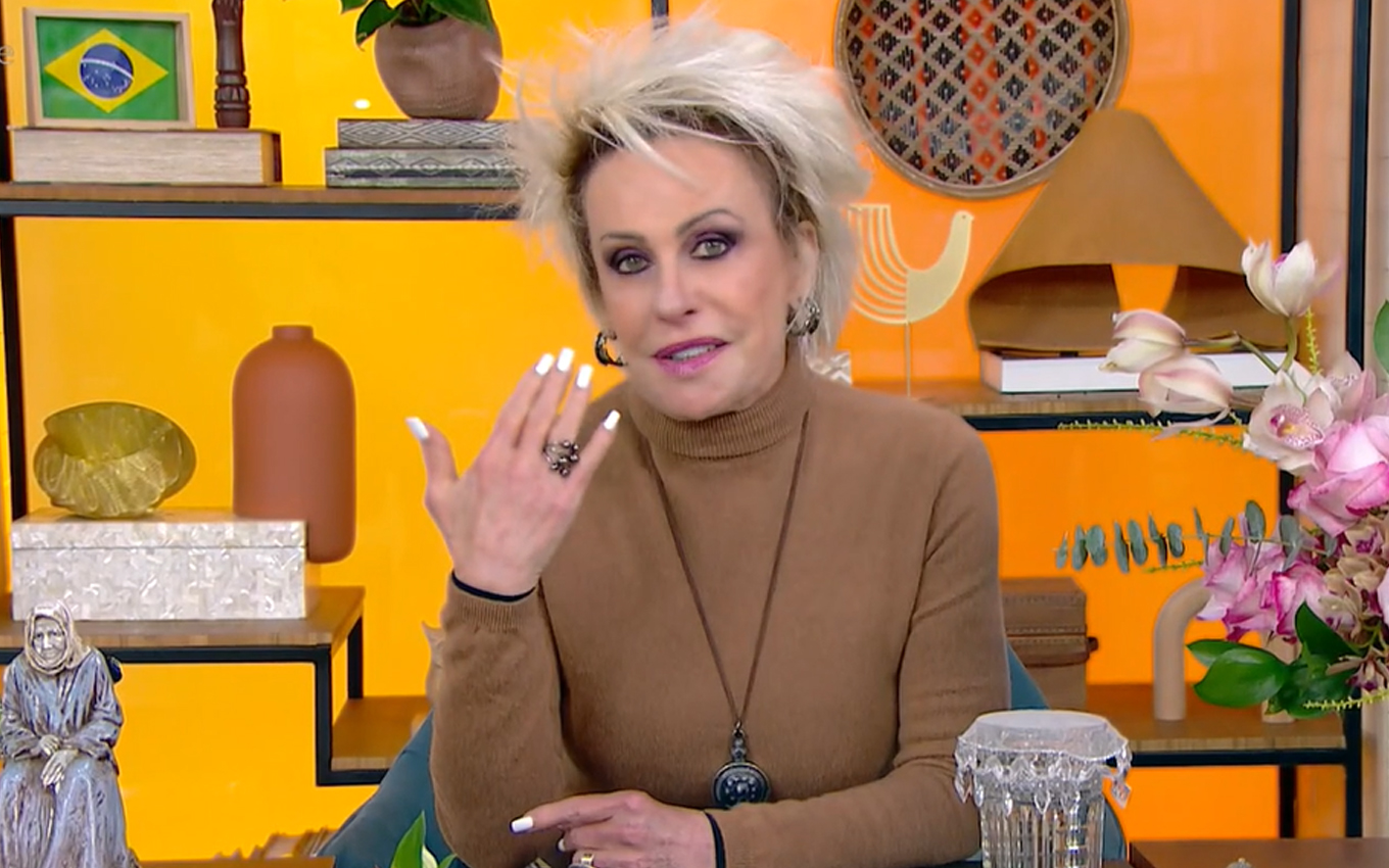 Ana Maria Braga celebra dia do orgasmo de forma inesperada na Globo