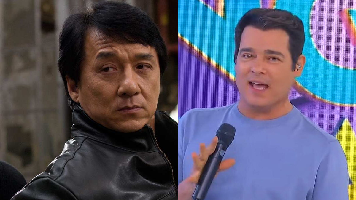 Jackie Chan consegue “missão quase impossível” para o SBT; Celso Portiolli toca o sino