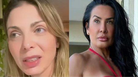 Sheila Mello expõe pedido durante fotos sem roupa com Scheila Carvalho