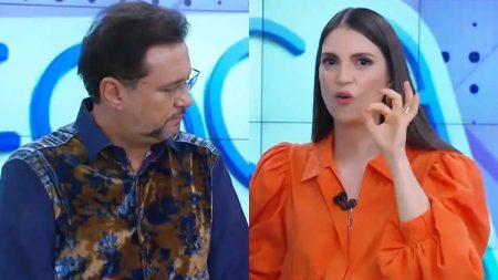 Chris Flores pega Geraldo Luís de surpresa no SBT e expõe “dívida” com ele