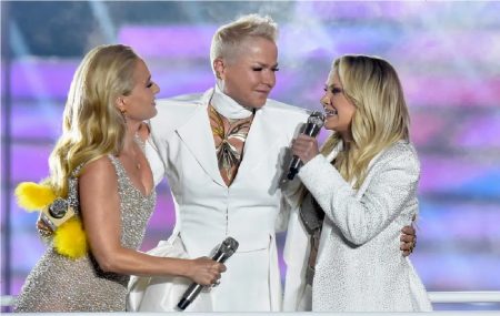 Angélica exibe bastidores de momento com Eliana e Xuxa e dispara sobre rivalidade