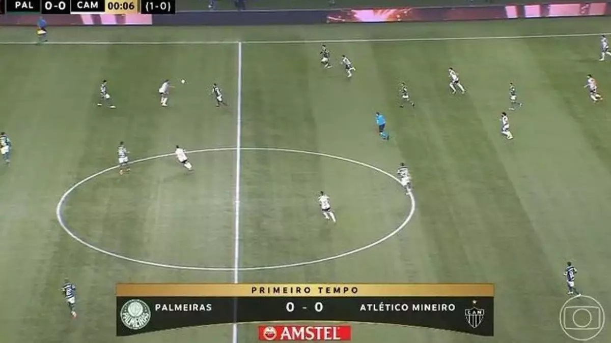 Com atraso e polêmica, Palmeiras x Atlético-MG rende audiência histórica à Globo