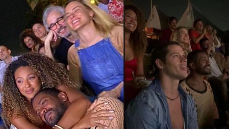 Festa do elenco de Vai na Fé é marcada por momentos emocionantes