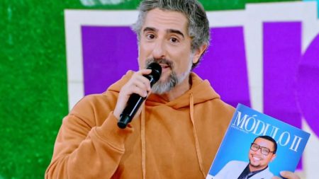 Marcos Mion tira sarro de Naldo em pleno Caldeirão e dá o que falar