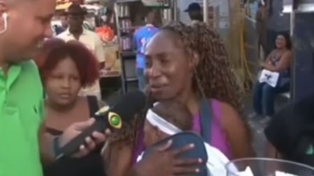 Mulher se irrita e corta repórter da Band ao vivo após pergunta pessoal