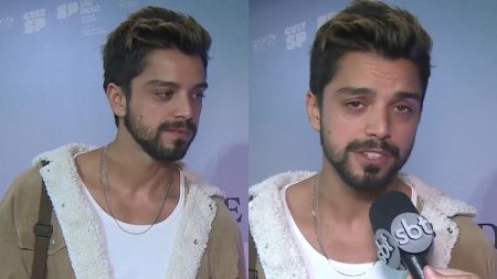 Rodrigo Simas é surpreendido e dá fora em repórter do SBT ao falar de sexualidade