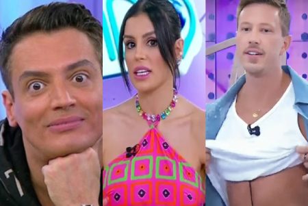 Leo Dias expõe “saidinha” de Gabriel Cartolano com Gaby Cabrini; diretor chama intervalo às pressas