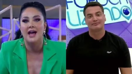 Helen Ganzarolli e Leo Dias batem boca e baixaria toma conta do SBT: “Me odeia”
