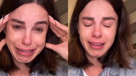Sthefany Brito não segura a emoção ao falar de Kayky Brito e desabafa: “Lutando”