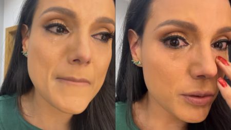 Apresentadora do SBT faz desabafo emocionante após chorar ao vivo em telejornal: “Não deu”