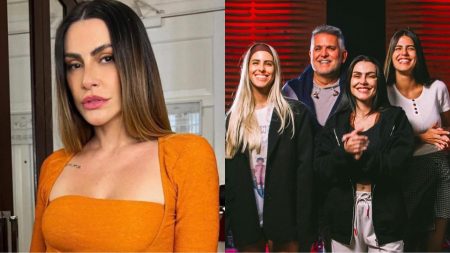 Cleo Pires celebra trabalho ao lado de Orlando Morais e das irmãs