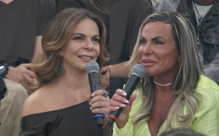 Sula Miranda e Gretchen revelam situação inusitada sobre vida de irmãs no Altas Horas