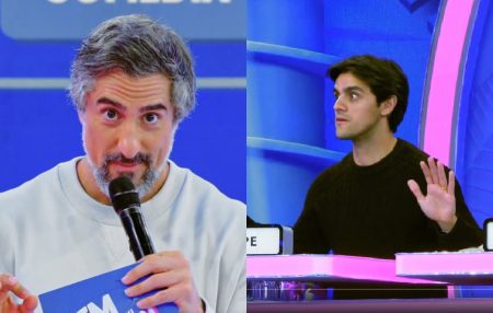 Marcos Mion faz pegadinha no Caldeirão e provoca resposta polêmica de Felipe Simas