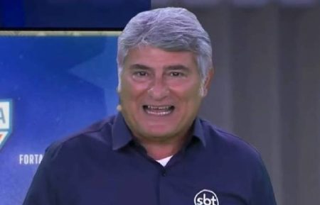 Em estreia no SBT, Cleber Machado bate a Globo e dá alfinetada: “Muito obrigado”