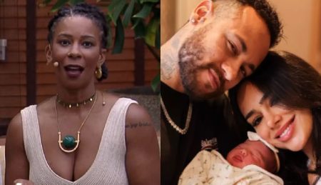 Rita Batista revela nascimento da filha de Neymar e comete gafe na Globo