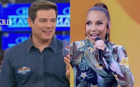 Celso Portiolli debocha de Ivete Sangalo após disputa intensa de audiência