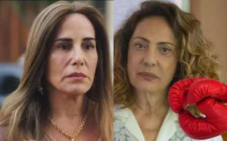 Terra e Paixão: Agatha deixa Irene desesperada com ameaça após briga impactante