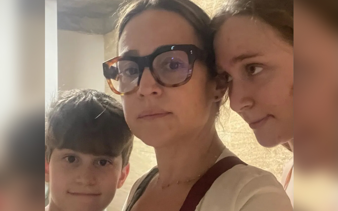 Gabriela Duarte e os filhos