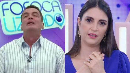 Após rumores, Leo Dias chora e faz apelo a Chris Flores no Fofocalizando