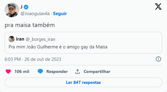 OMG! O João Guilherme está de prova: essa será uma disputa que