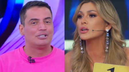 Leo Dias surpreende e revela ao vivo se mantém amizade com Lívia Andrade