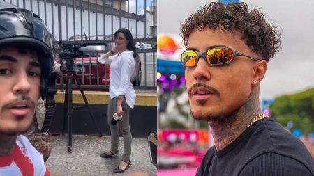 MC Livinho faz pedido inusitado a repórter da Globo e acaba ignorado