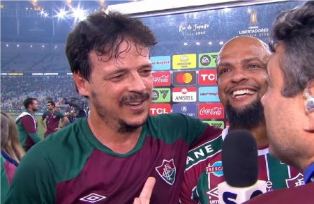 Campeão da Libertadores, técnico do Fluminense dispara palavrão na Globo