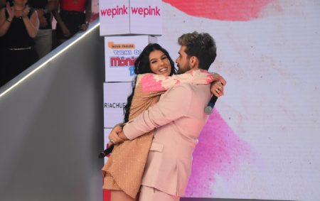 Teleton bate R$ 6 milhões, Ana Castela e Gustavo Mioto pagam promessa e dão beijo ao vivo