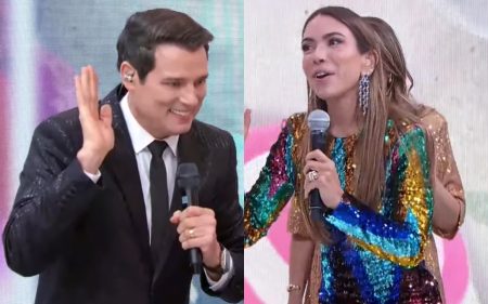 Patrícia Abravanel pega Celso Portiolli de surpresa no Teleton: “A Globo não te quer”