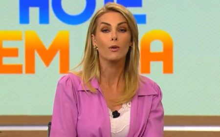 Ana Hickmann apresenta o Hoje em Dia após denunciar o marido e detalhe chama a atenção