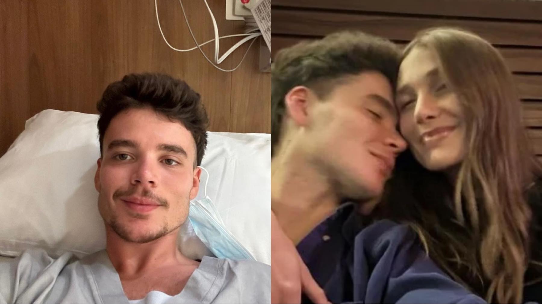 Marido de Sasha Meneghel aparece na cama de hospital e motivo é revelado