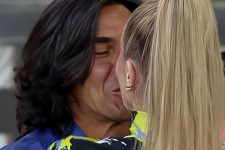 André Gonçalves beija Danielle Winits