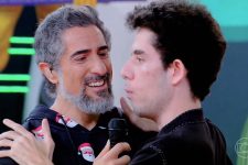 Marcos Mion e Romeo na Globo